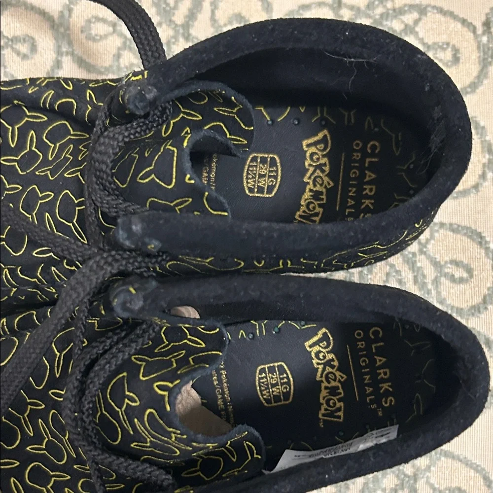 Stylish Black Pokémon Pikachu Kids Shoes